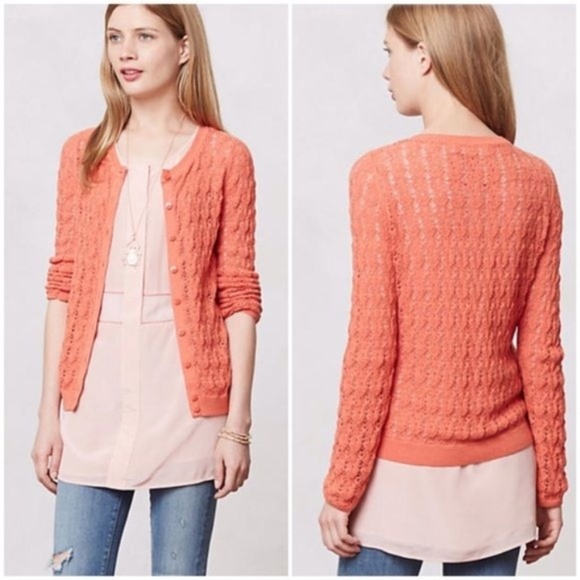 Anthropologie Sweaters - Medium Anthro Sparrow Coraline Pointelle Cardigan